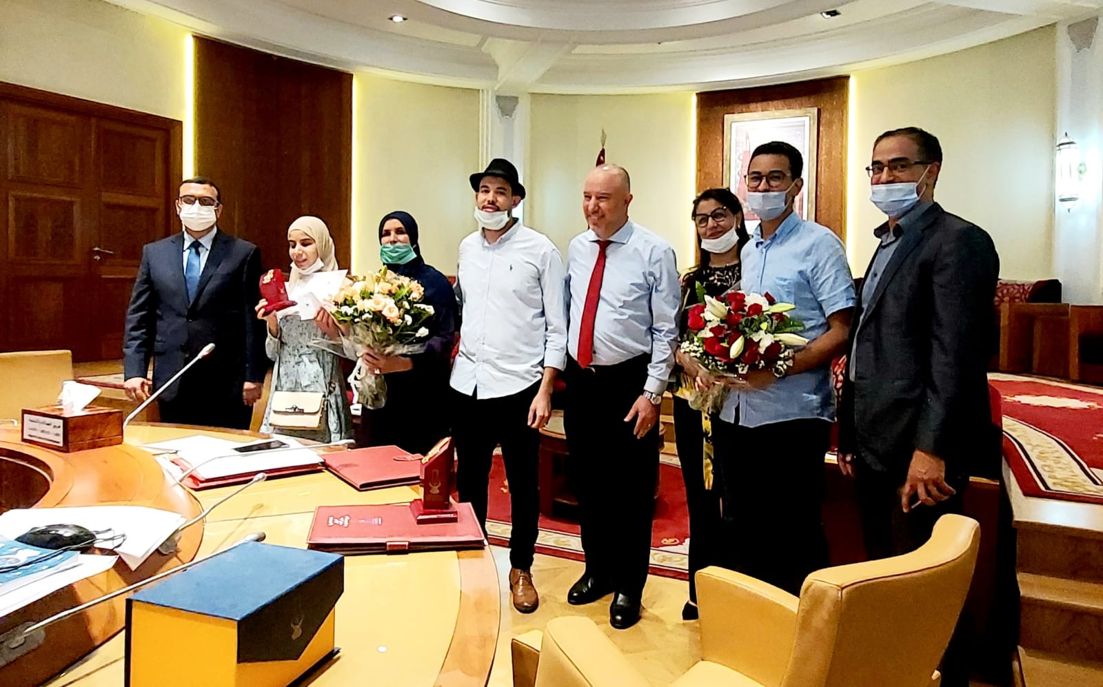 الفريق يحتفي بالتلاميذ المتفوقين في امتحانات الباكالوريا