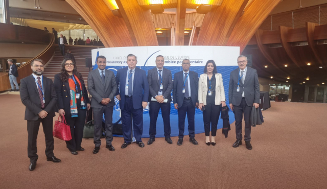 رئيس المجموعة يُشارك في أشغال الدورة العادية للجمعية البرلمانية لمجلس أوروبا 